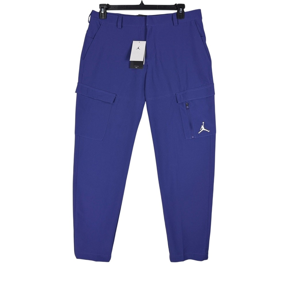 Jordan Mens Purple Slim‎ Fit Cargo Pants DZ0542-502 Size 34x32 NWT